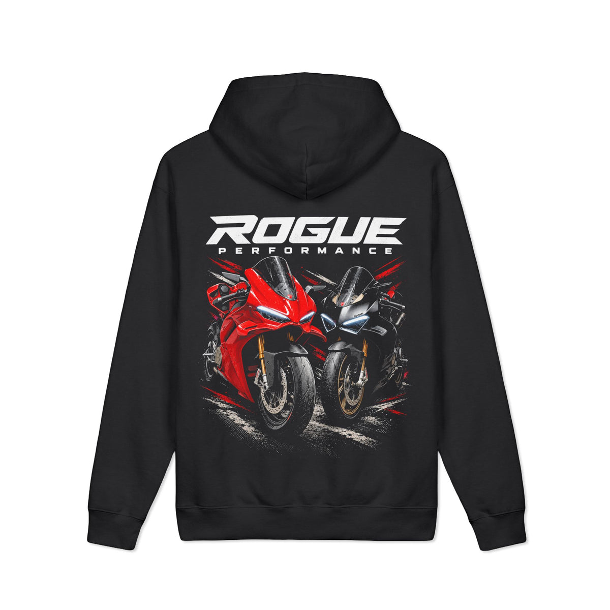 Rogue Performance Motorcycle Hoodie — Sportbike Racing Graphic Pullover