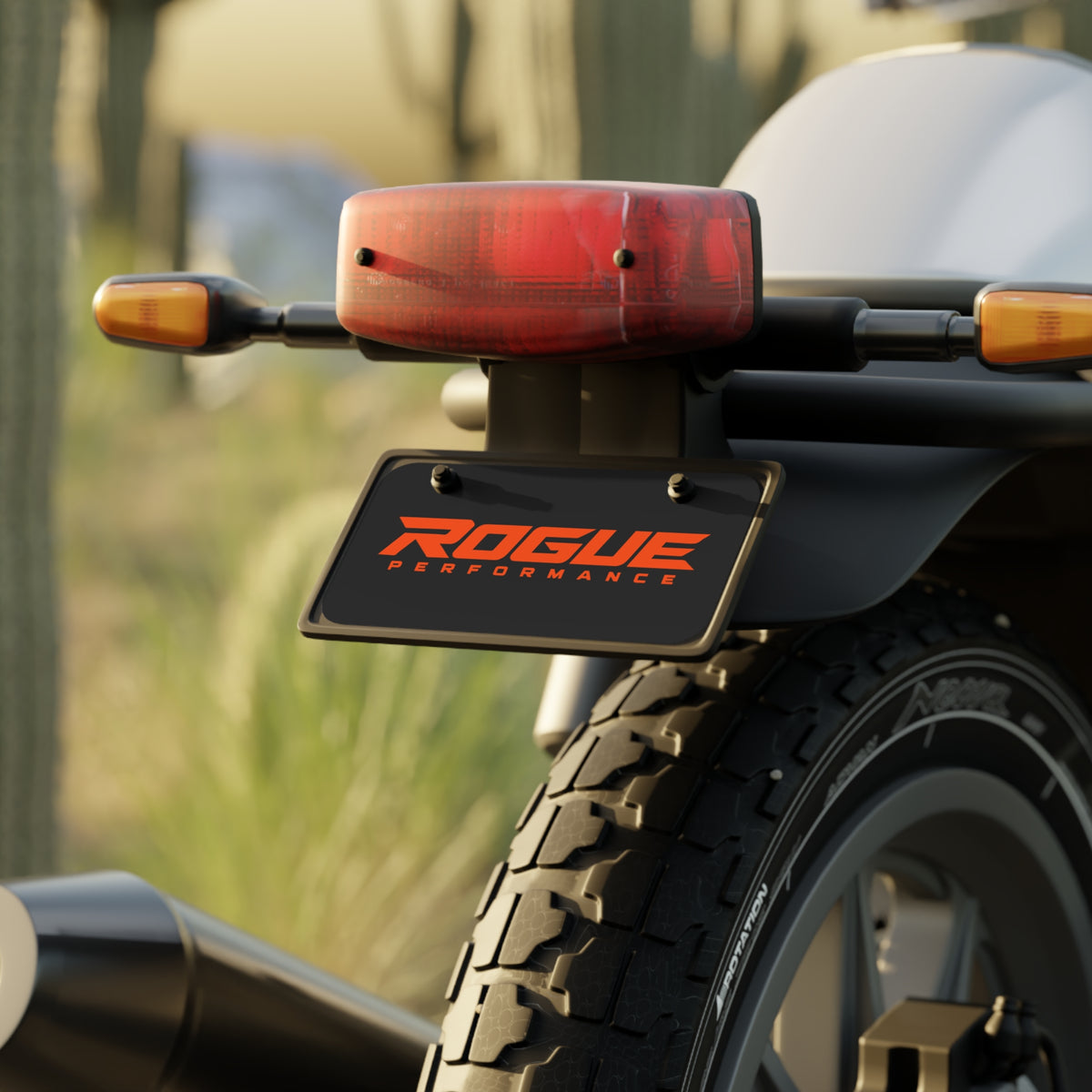 RP Motorcycle License Plate